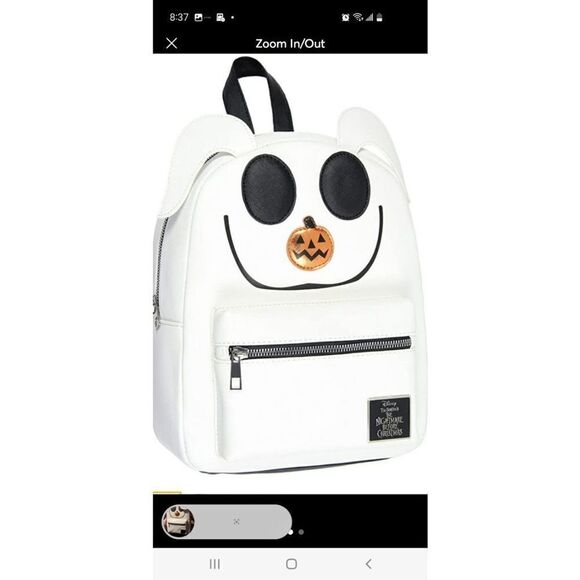 Loungefly Zero the dog mini backpack - Picture 2 of 3